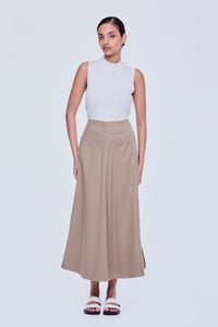 Panelled Flare Skirt