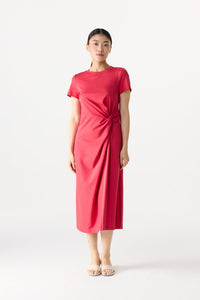 Twist Knot Jersey Dress