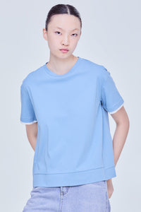 Contrast Sleeve Top