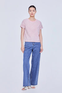 Boucle Tweed Tee