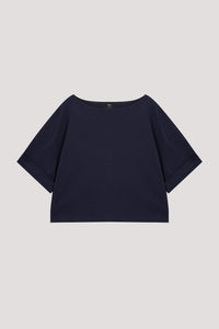 Boat Neck Drop Shoulder Tee