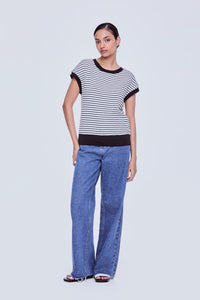 Waffle Stripe Magyar Top