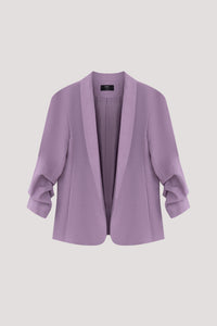 Scrunchy Sleeves Blazer
