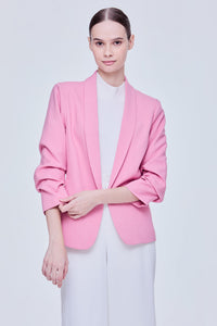 Scrunchy Sleeves Blazer