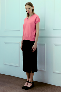 Side Slit A Line Skirt