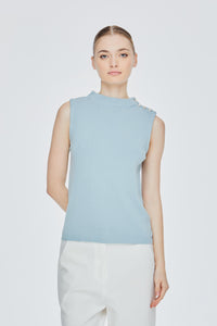 Shoulder Button Knit