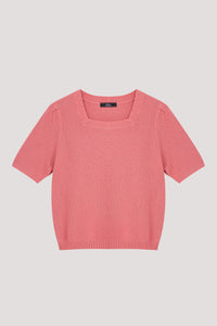 Basic Knitted Square Neck Top
