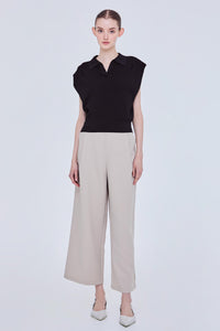 Smart Collared Magyar Knit Top