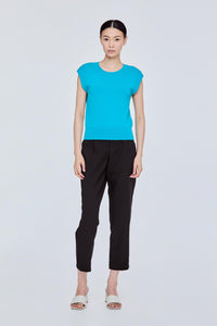 Slit Hem Knit Top