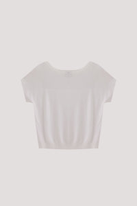 Mixed-Knit Top
