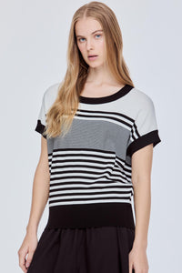Striped Magyar Knit Tee