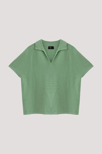Boxy Raglan Knit Top
