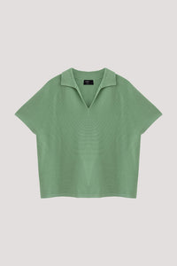 Boxy Raglan Knit Top