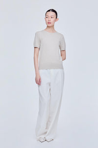 Puffy Sleeve Knit Top