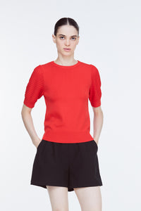 Textured Knitted Blouse