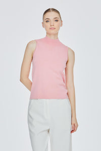 Highneck Knit Tank Top