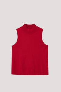Highneck Knit Tank Top