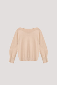 Boat Neck Knit Top