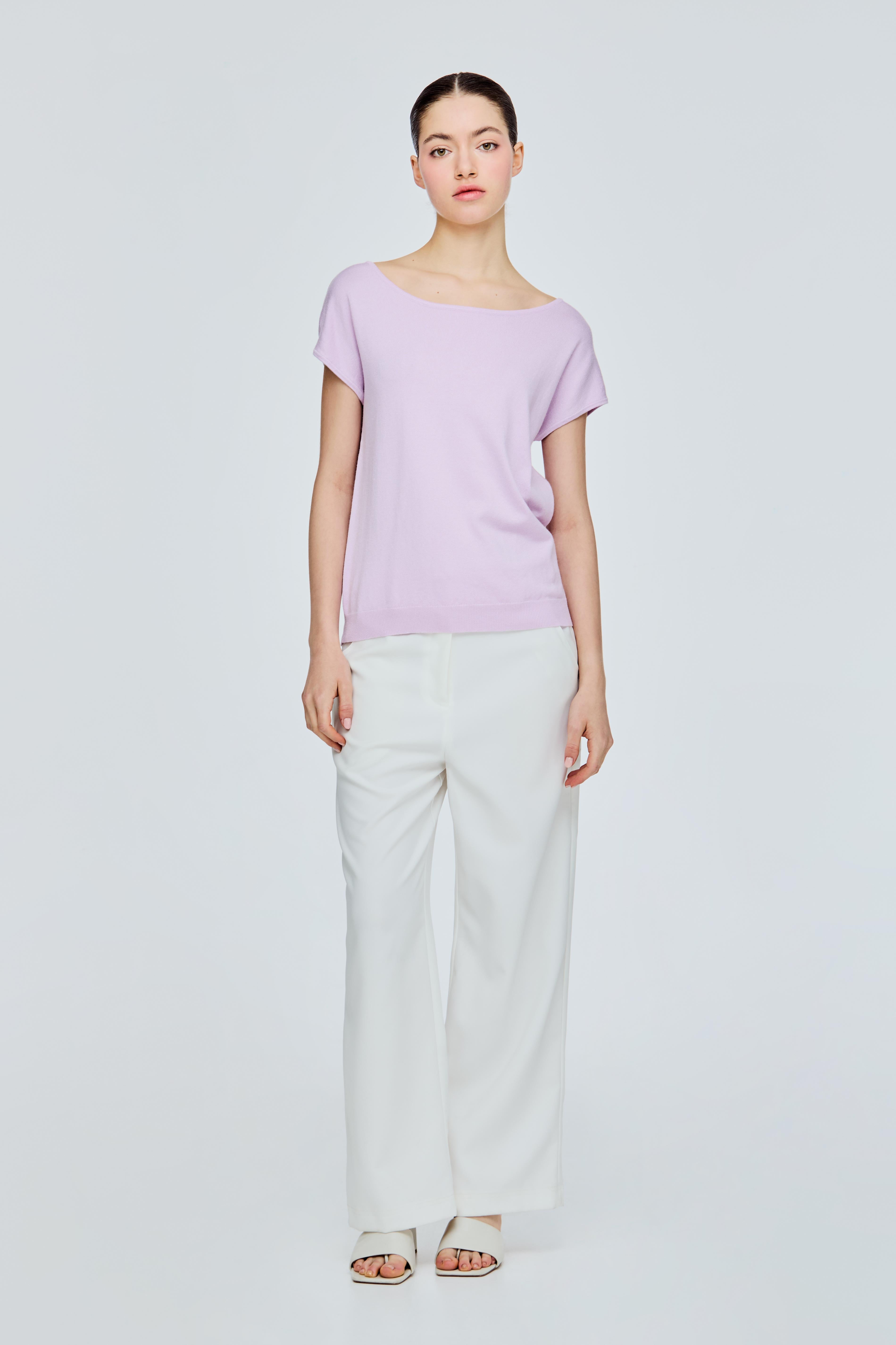Round Neck Knit Top