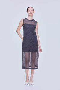 Versatile Open Knit Shift Dress