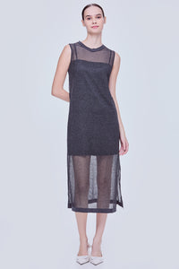 Versatile Open Knit Shift Dress
