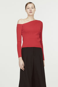 One-Side Off Shoulder Sweater