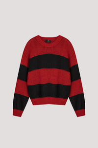 Lurex Colour Block Knit Sweater