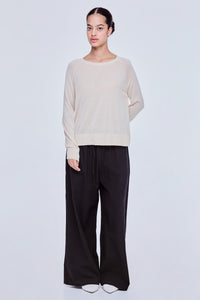 Basic Raglan Sleeve Knit Top