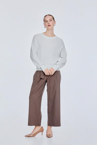 Lurex Crew Neck Sweater