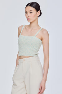 Chenille Crop Top