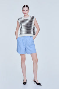 Breton Stripe Knit Vest