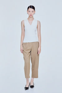 Smart Collared Knit Top