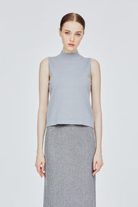 Highneck Knit Tank Top