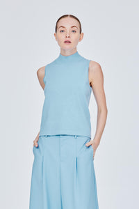 Highneck Knit Tank Top