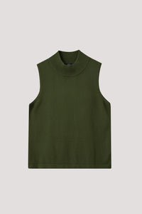 Highneck Knit Tank Top