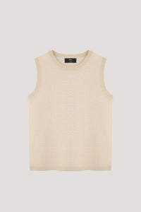 Basic Lurex Knit Vest