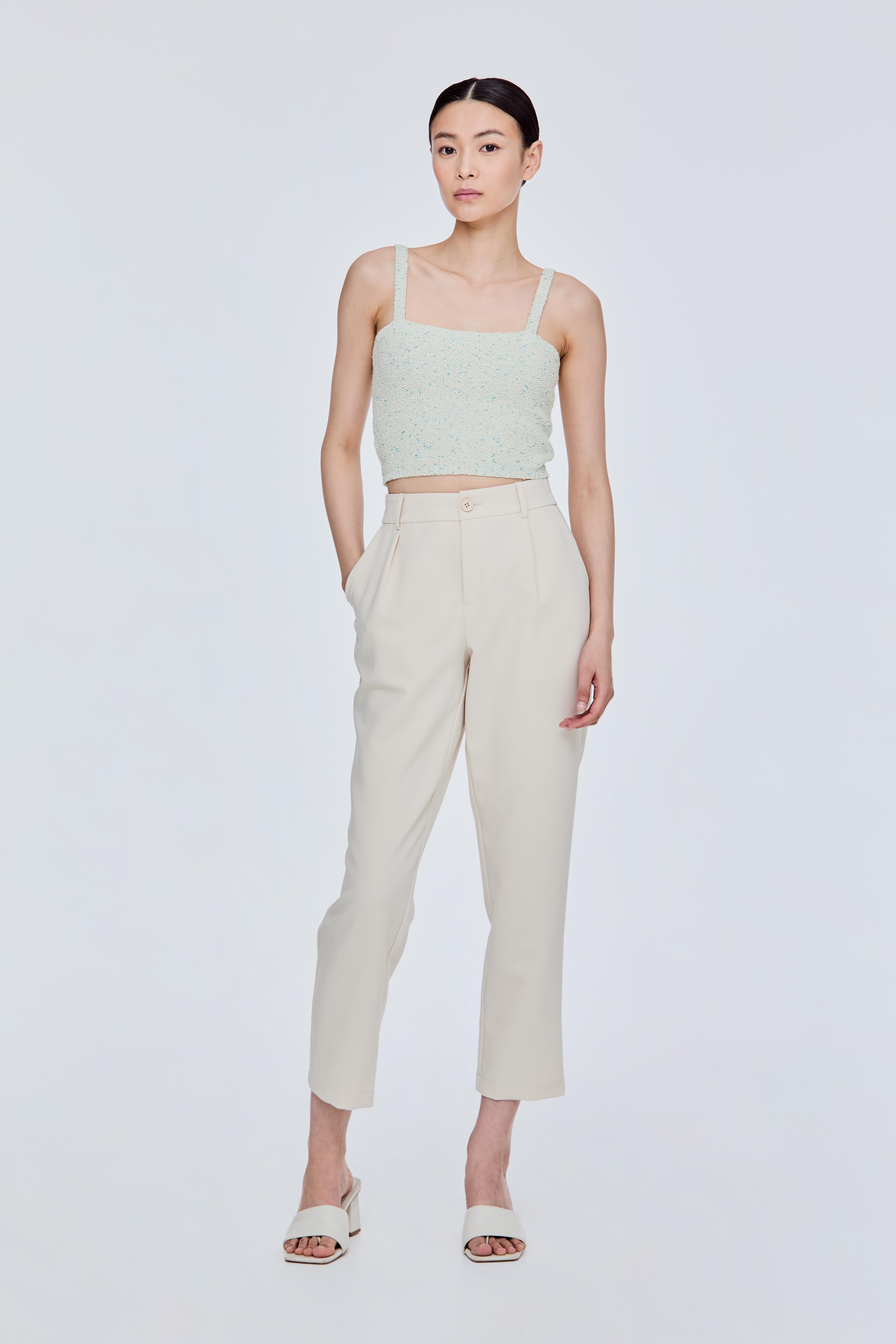 Chenille Crop Top