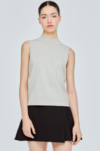 Highneck Knit Tank Top
