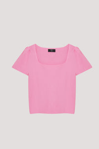 Square Neck Knit Top
