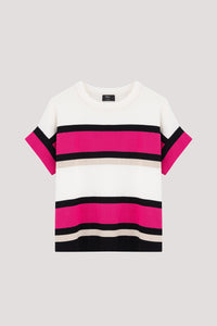 Magyar Stripe Knit Top