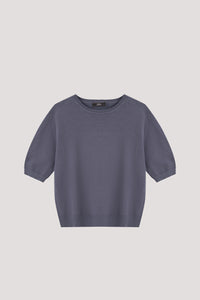 Basic Fitted Hem Knit Top