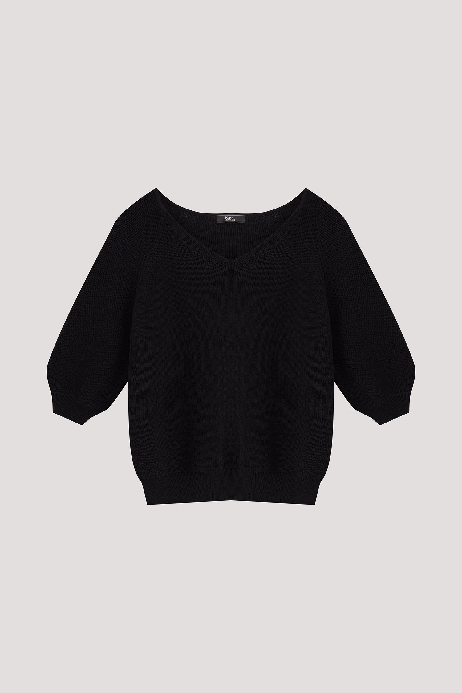 V-Neck Raglan Knit