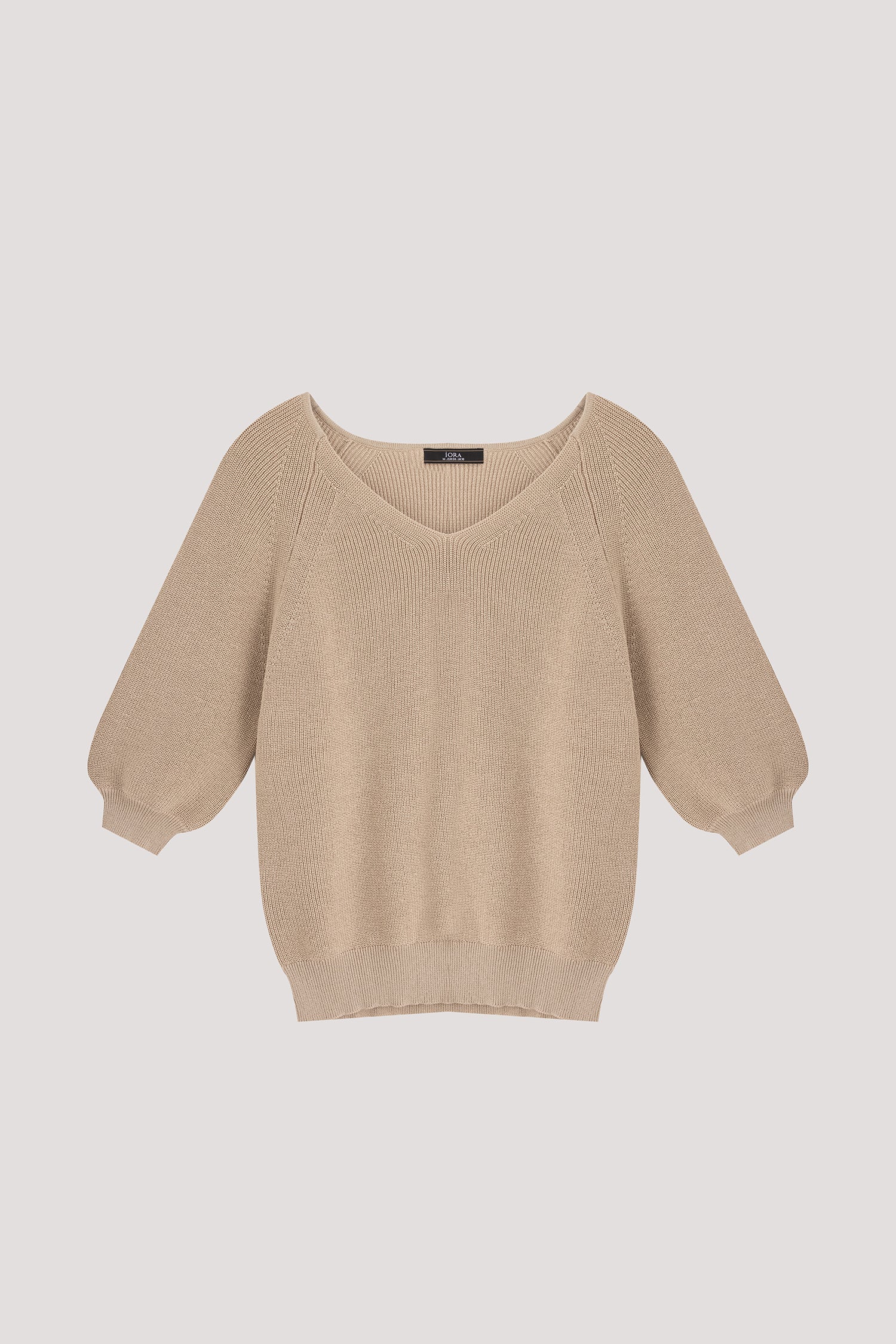 V-Neck Raglan Knit