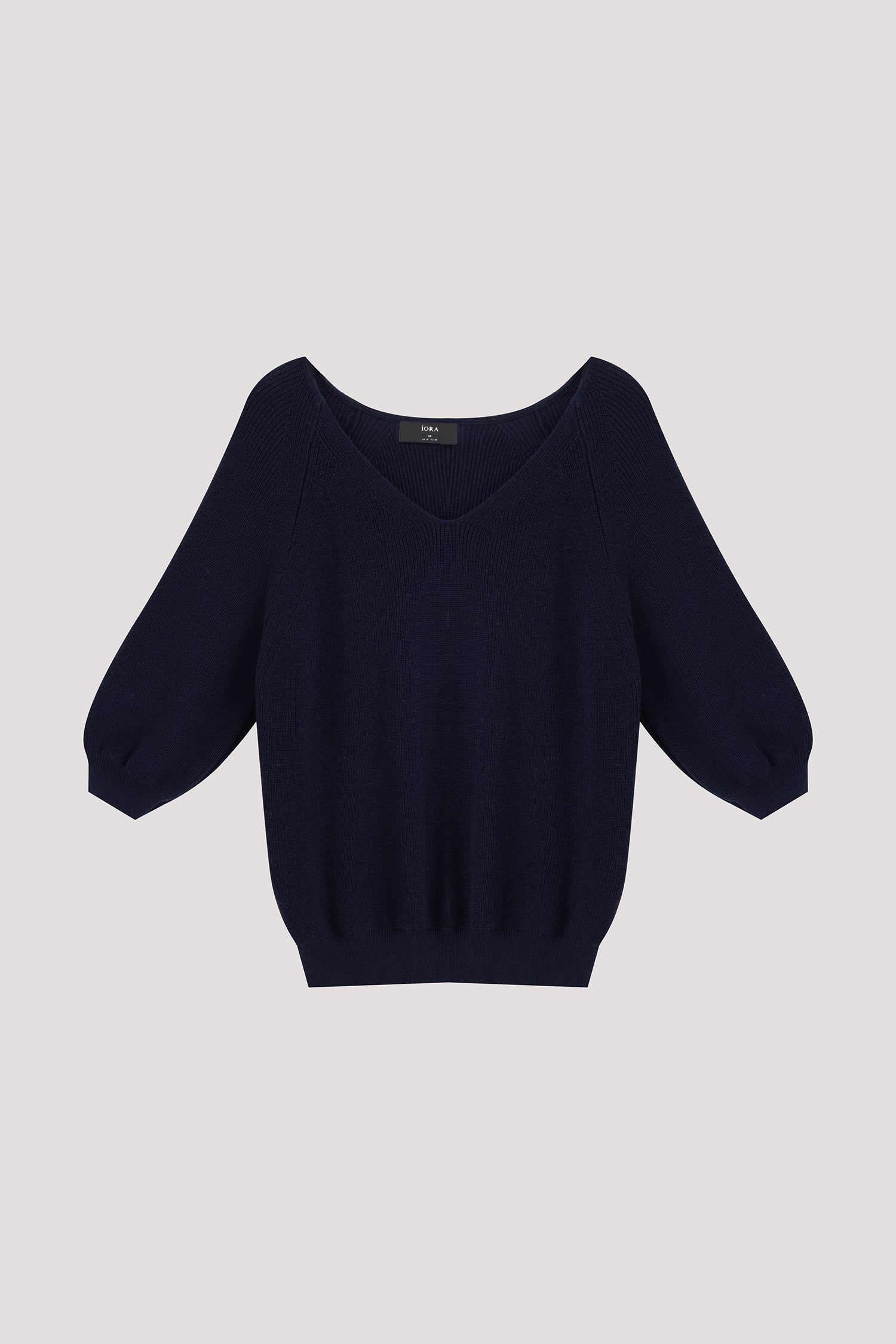 V-Neck Raglan Knit