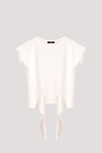 Self-Tie Knit Top