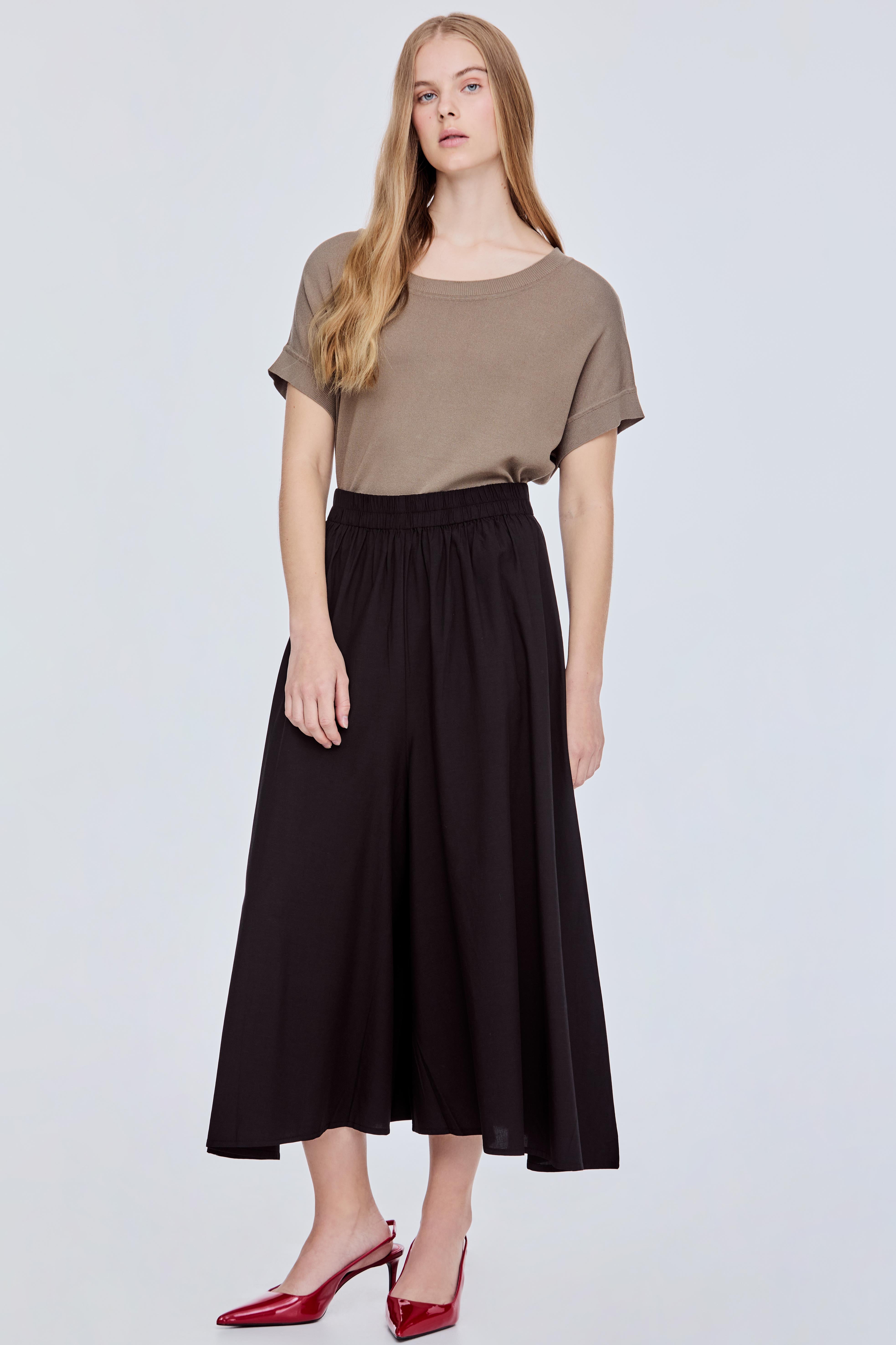 Gathered Flowy Trousers