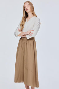 Gathered Flowy Trousers