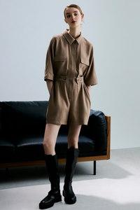 Belted Cargo Romper