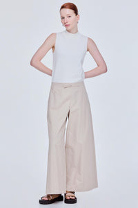Panelled Wide Leg Trousers