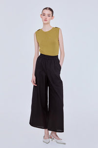 Relaxed Wide Leg Trousers